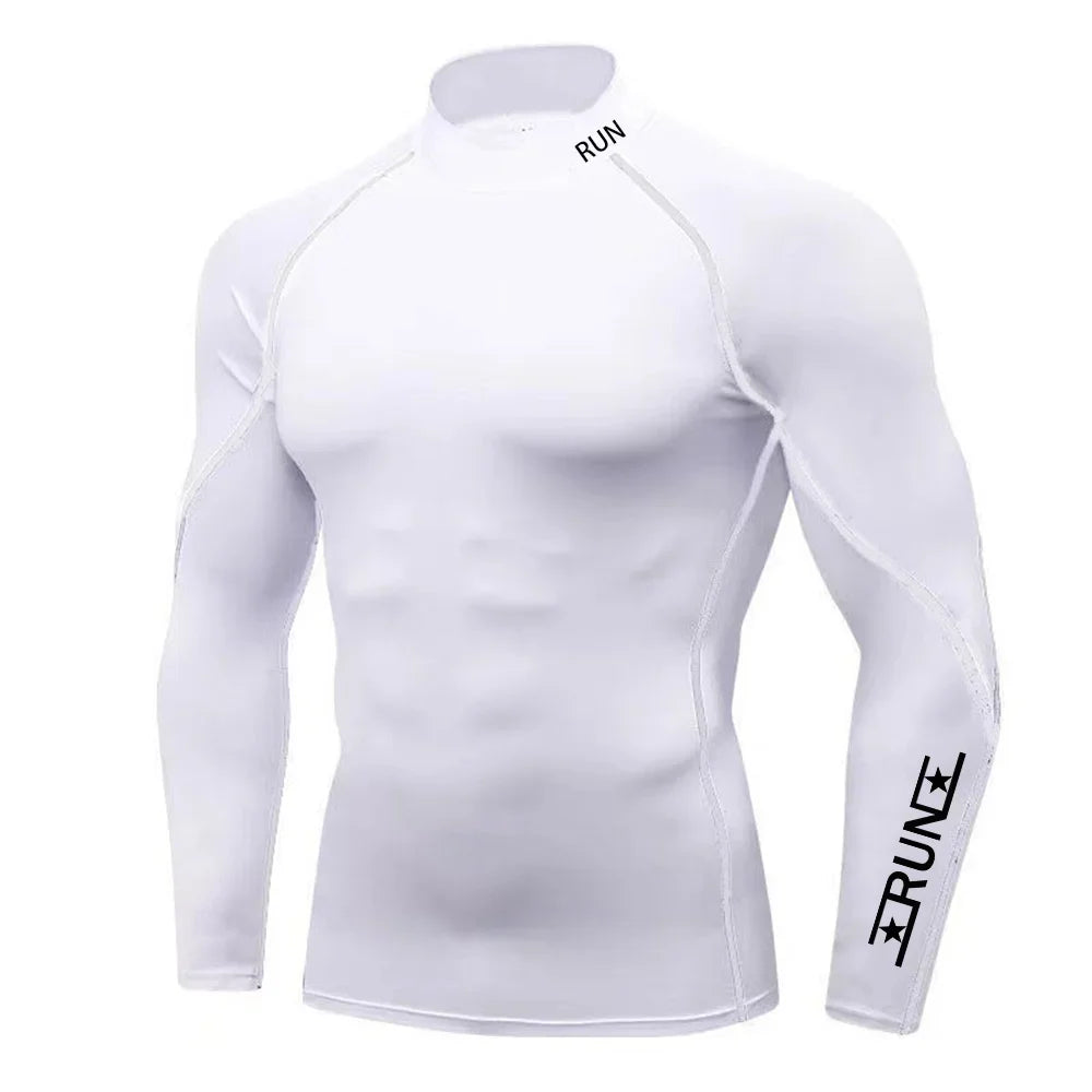 Elevate Your Workout with Our Men's Quick-Dry Compression T-Shirt – Perfect for Gym Training and Bodybuilding!