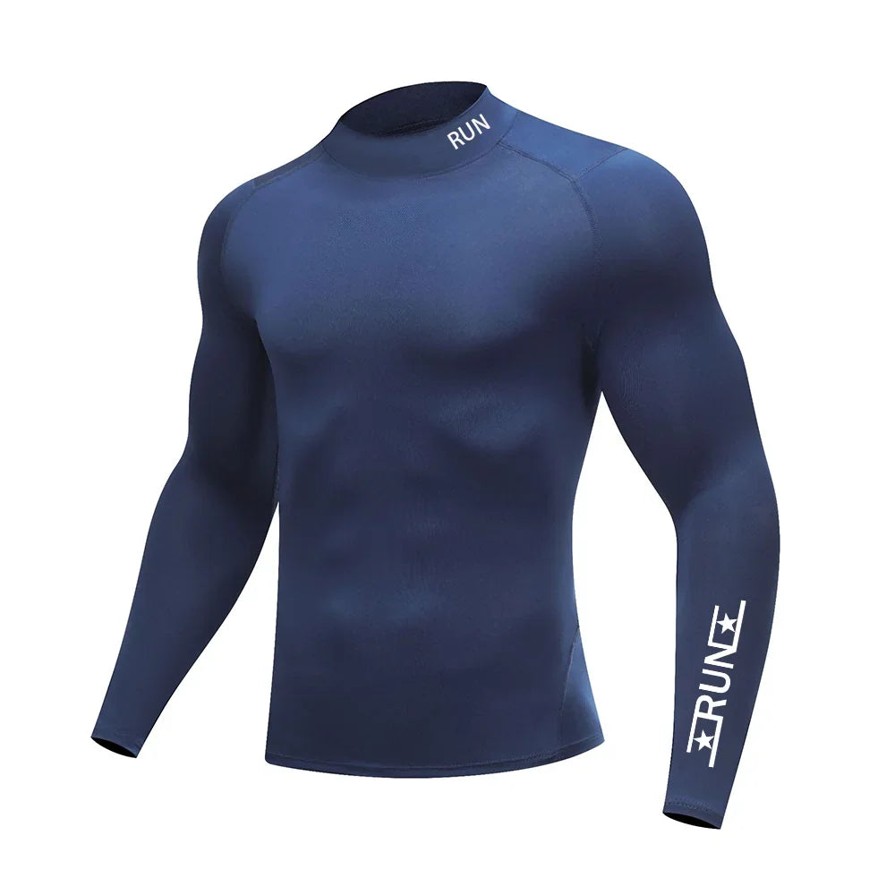 Elevate Your Workout with Our Men's Quick-Dry Compression T-Shirt – Perfect for Gym Training and Bodybuilding!