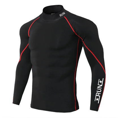 Elevate Your Workout with Our Men's Quick-Dry Compression T-Shirt – Perfect for Gym Training and Bodybuilding!