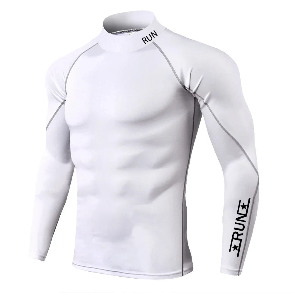 Elevate Your Workout with Our Men's Quick-Dry Compression T-Shirt – Perfect for Gym Training and Bodybuilding!