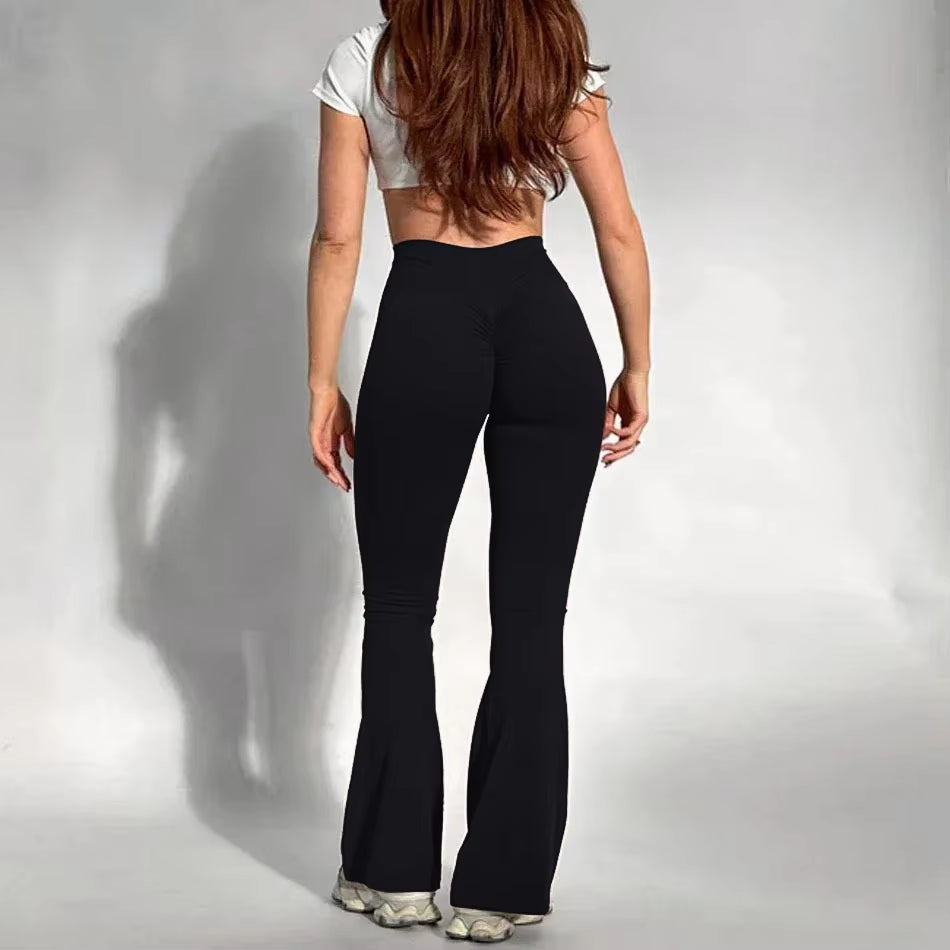 Elevate Your Workout with Our High-Waisted Yoga Leggings - Stylish Butt Lifting Design for Ultimate Comfort and Support