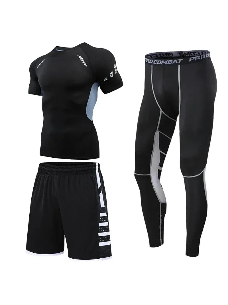 Men’s Compression Running Tracksuit Set