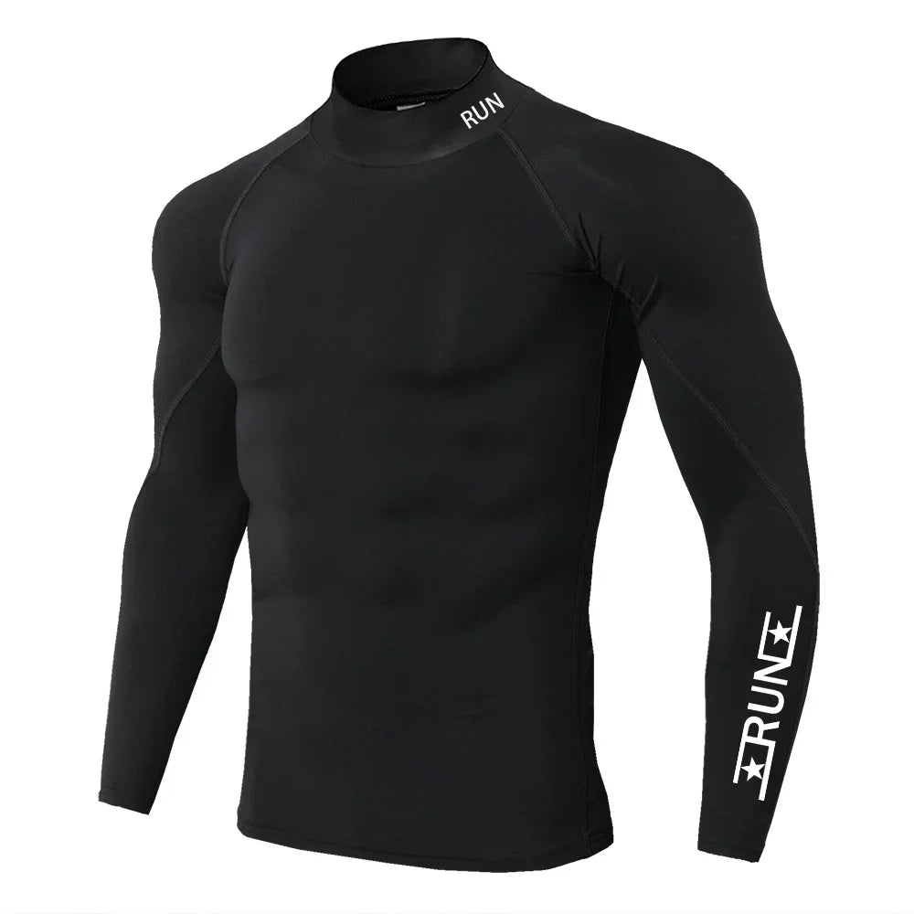 Elevate Your Workout with Our Men's Quick-Dry Compression T-Shirt – Perfect for Gym Training and Bodybuilding!
