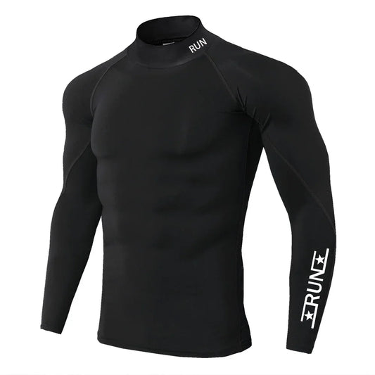 Elevate Your Workout with Our Men's Quick-Dry Compression T-Shirt – Perfect for Gym Training and Bodybuilding!