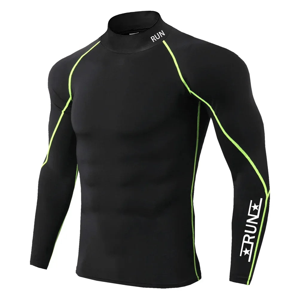 Elevate Your Workout with Our Men's Quick-Dry Compression T-Shirt – Perfect for Gym Training and Bodybuilding!