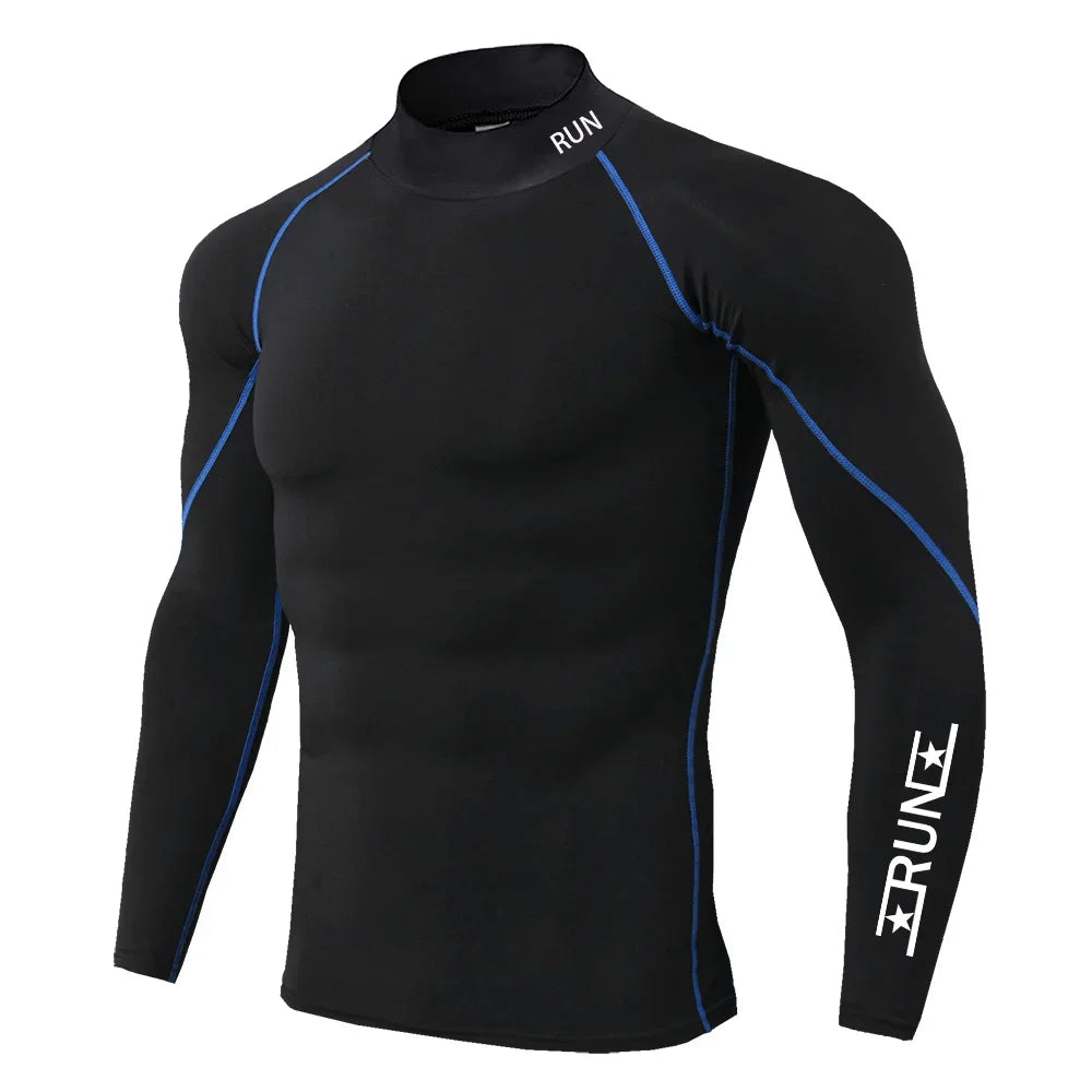 Elevate Your Workout with Our Men's Quick-Dry Compression T-Shirt – Perfect for Gym Training and Bodybuilding!