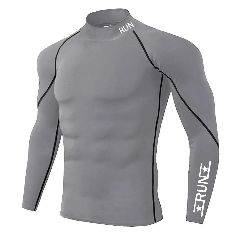 Elevate Your Workout with Our Men's Quick-Dry Compression T-Shirt – Perfect for Gym Training and Bodybuilding!