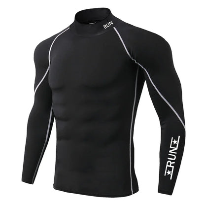 Elevate Your Workout with Our Men's Quick-Dry Compression T-Shirt – Perfect for Gym Training and Bodybuilding!