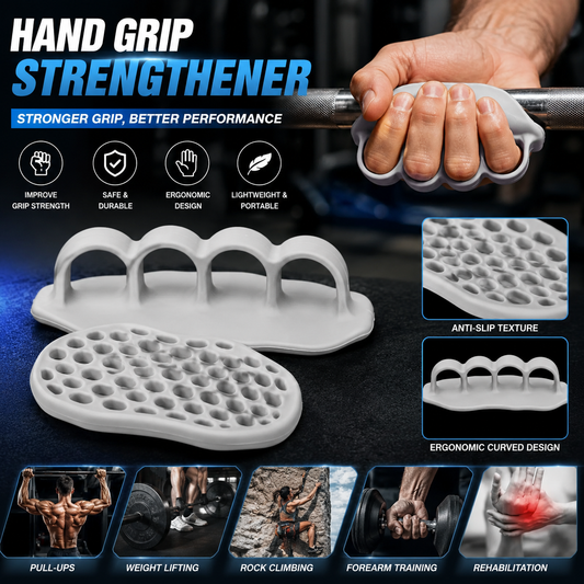 Silicone Gym Grip Gloves – Non-Slip Palm Protection for Weightlifting & Workout