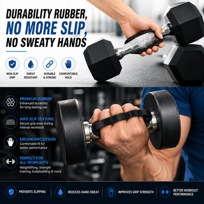 Silicone Gym Grip Gloves – Non-Slip Palm Protection for Weightlifting & Workout