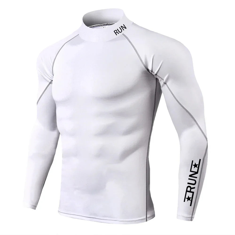 Elevate Your Workout with Our Men's Quick-Dry Compression T-Shirt – Perfect for Gym Training and Bodybuilding!