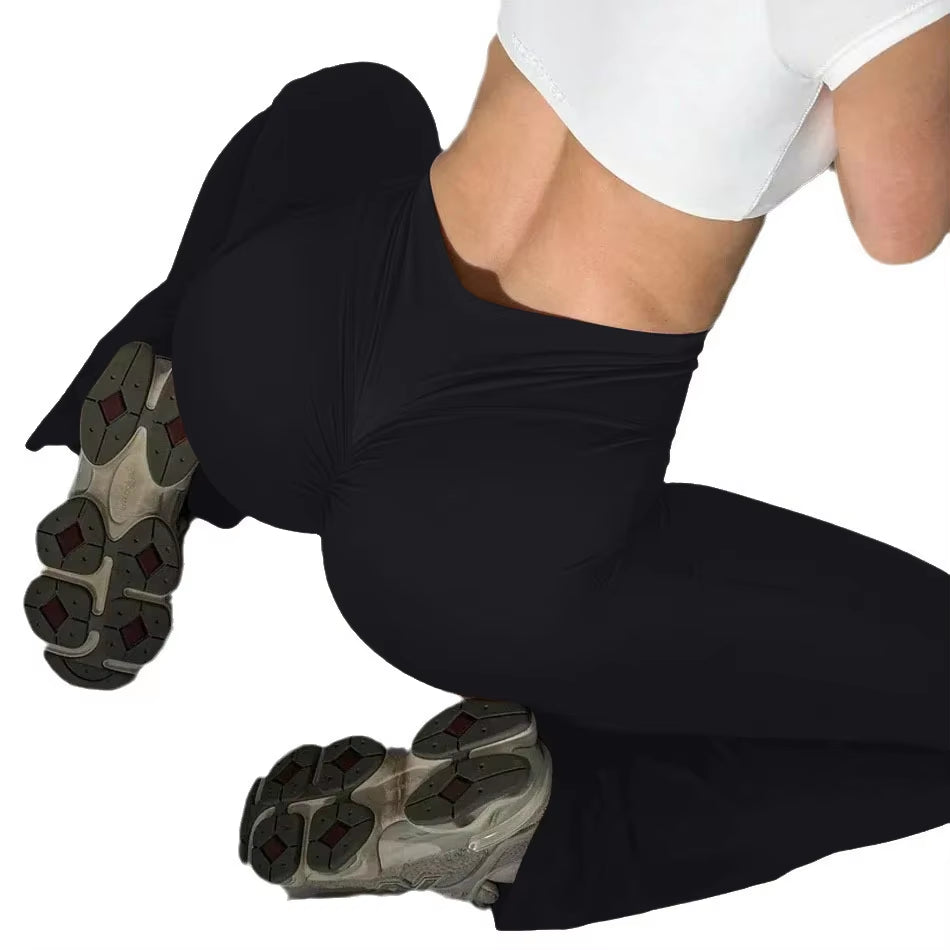 Elevate Your Workout with Our High-Waisted Yoga Leggings - Stylish Butt Lifting Design for Ultimate Comfort and Support
