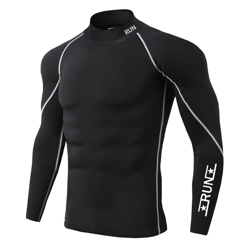 Elevate Your Workout with Our Men's Quick-Dry Compression T-Shirt – Perfect for Gym Training and Bodybuilding!