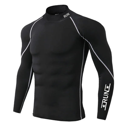 Elevate Your Workout with Our Men's Quick-Dry Compression T-Shirt – Perfect for Gym Training and Bodybuilding!