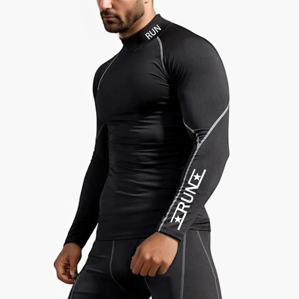 Elevate Your Workout with Our Men's Quick-Dry Compression T-Shirt – Perfect for Gym Training and Bodybuilding!